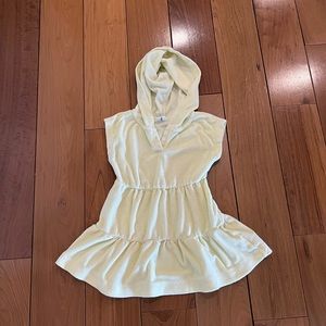 Toddler Girl Terry Cloth Cover Up - Sz 2T - Light Yellow